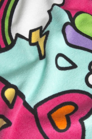 Serviette - Fuchsia et vert