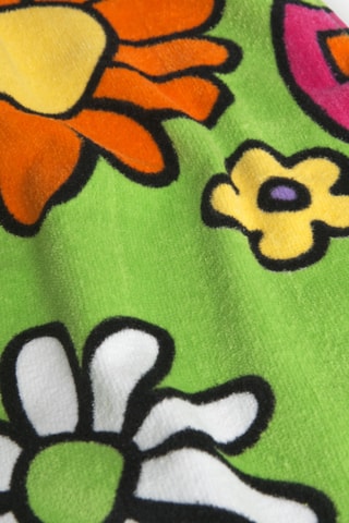 Serviette - Fuchsia et vert