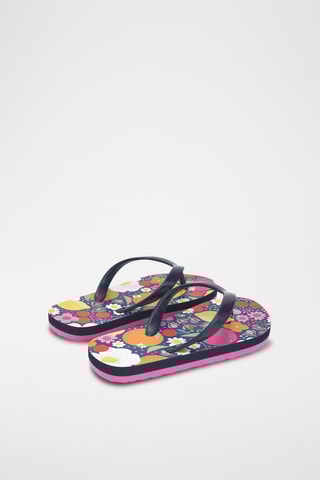 Tongs - Noir et bleu