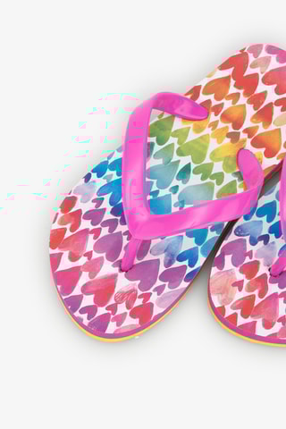 Mules - Rose et jaune