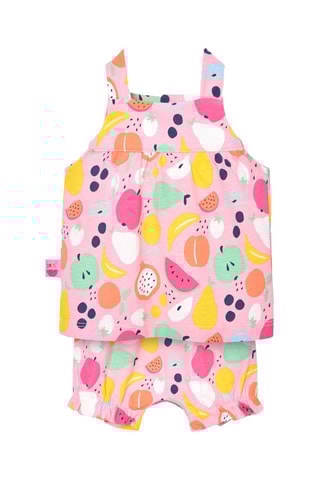 Débardeur et short - Rose