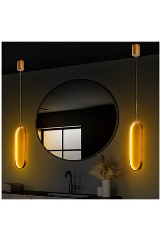 Lámpara de techo LED Can - Dorado - 16 W