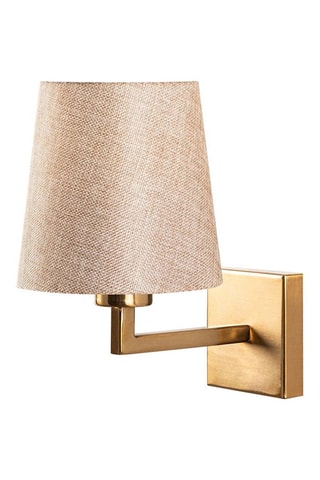 Aplique mural Profil  - Dorado y crema - 100 W