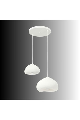 Lámpara de techo - Blanco - 2 x 40 W