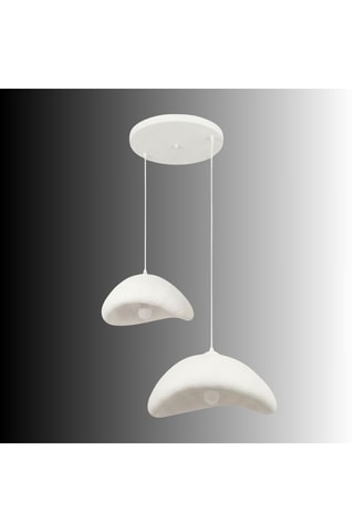 Lámpara de techo - Blanco - 2 x 40 W