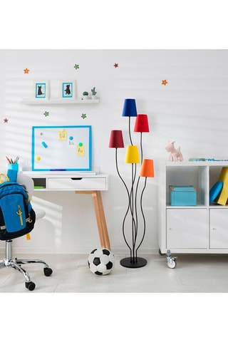 Lampadaire Bonibon - Multicolore - 5 x 40 W