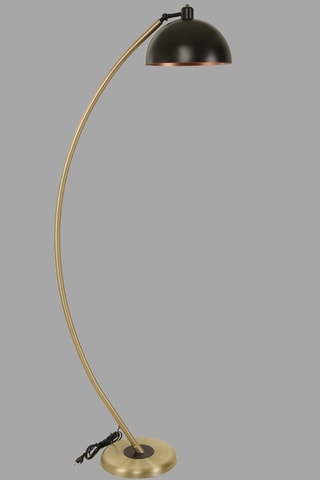 Lampadaire Hilal Eskitme - Doré et noir - 40 W