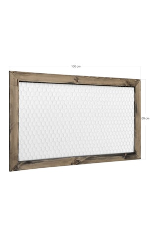 Cadre photo en bois - 100 x 60 cm - Naturel