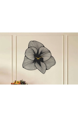 Reloj Azalea - 70 x 70 cm - Negro