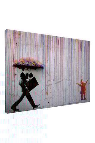 Cuadro «Caminar bajo la lluvia» Banksy - 50 x 70 cm