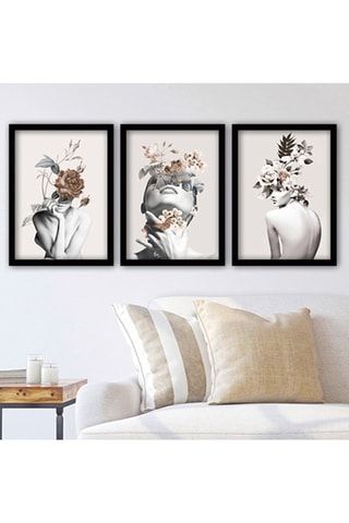 3 cuadros Claude2 -  35 x 45 cm