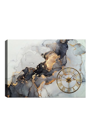 Reloj - Blanco y dorado