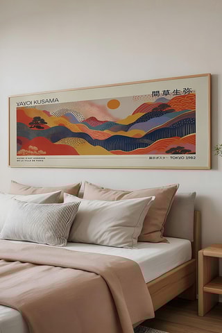 Tableau Yayoi Kusama - 50 x 120 cm