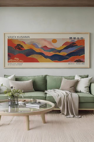 Tableau Yayoi Kusama - 50 x 120 cm