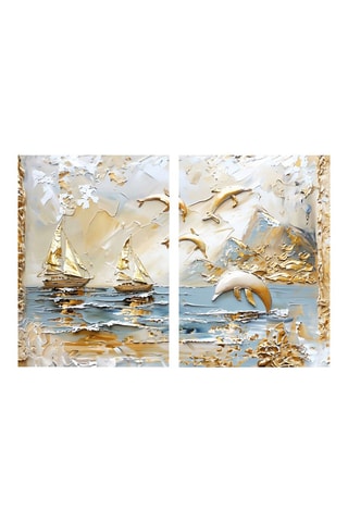 2 tableaux - 80 x 120 cm