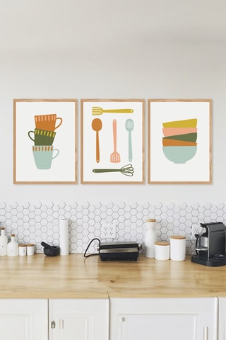 3 cuadros - 33 x 48 cm