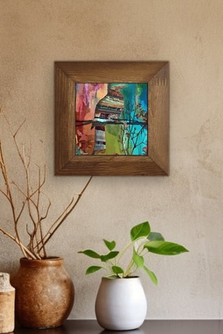 Tableau  en céramique - 15,5 x 15,5 cm