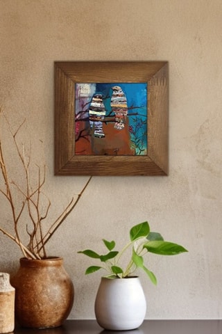 Tableau  en céramique - 15,5 x 15,5 cm