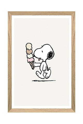 Tableau Snoopy Snoopy et les Peanuts - 33 x 48 cm