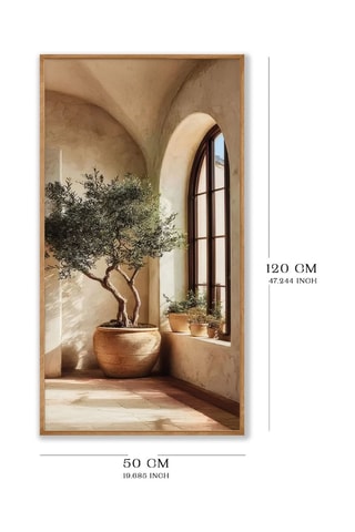 Tableau en bois massif Artsmdfyty - 120 x 50 cm