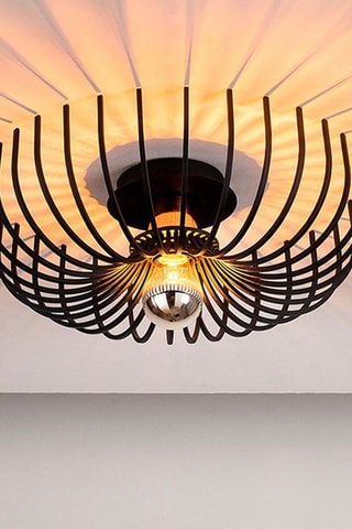 Plafón Aspendos - Negro - 40 W