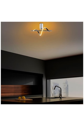 Plafón LED Likma - Plateado