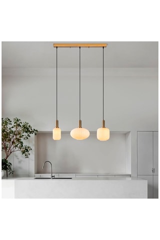 Suspension Asker - Doré - 3 x 40 W