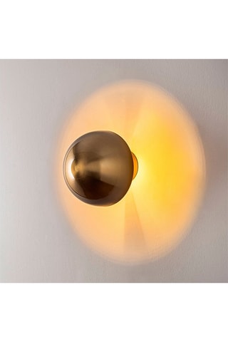 Aplique mural Fungal - Dorado - 10 W 