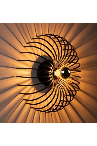 Aplique mural Aspendos - Negro