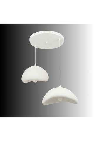 Lámpara de techo - Blanco - 2 x 40 W