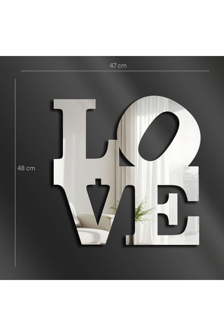 Espejo - 47 x 48 cm - Plateado