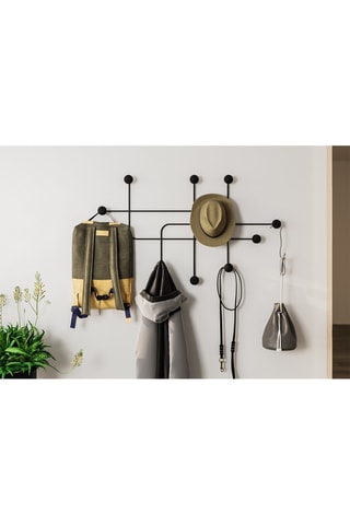 Porte-manteau mural Samara - 107 x 64 x 10 cm