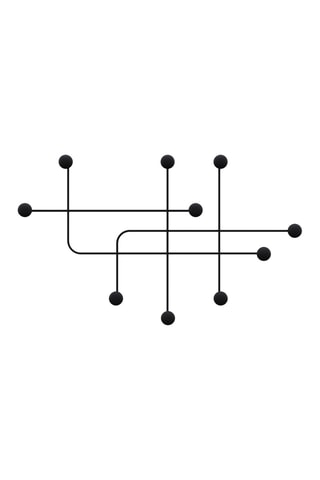 Porte-manteau mural Samara - 107 x 64 x 10 cm