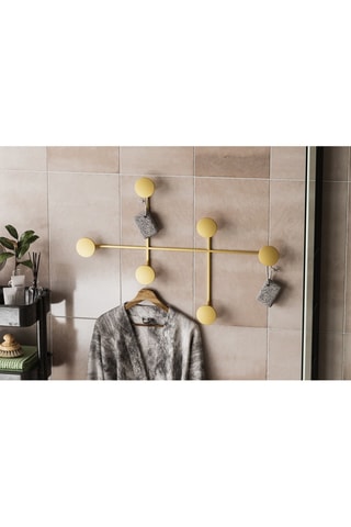 Porte manteau mural Dama-A Doré