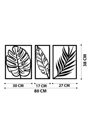 Adorno mural - Negro