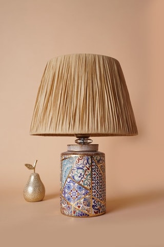 Lámpara de sobremesa de cerámica YL506 - Beige - 60 W