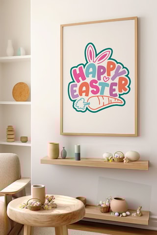 Cuadro de madera maciza - 33 x 48 cm