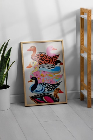 Cuadro de madera maciza - 33 x 48 cm