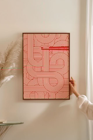 Cuadro de madera maciza - 33 x 48 cm