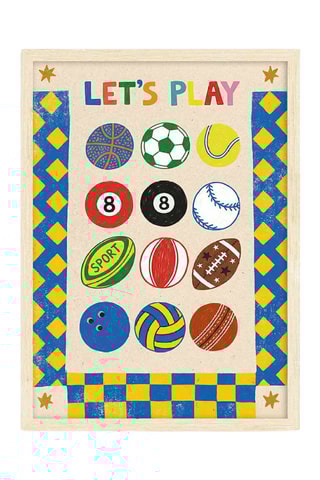 Cuadro de madera maciza - 33 x 48 cm