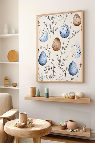 Cuadro de madera maciza - 50 x 70 cm