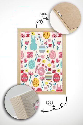 Cuadro de madera maciza - 50 x 70 cm