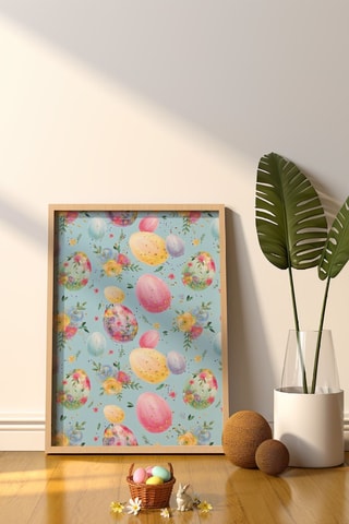 Cuadro de madera maciza - 50 x 70 cm