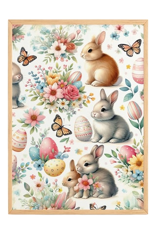 Cuadro de madera maciza - 50 x 70 cm