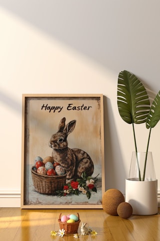 Cuadro de madera maciza - 50 x 70 cm