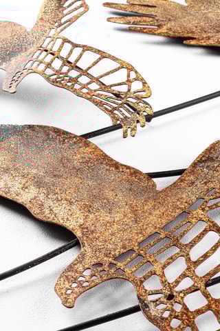 Décoration murale - 91 x 55 x 4 cm - Marron