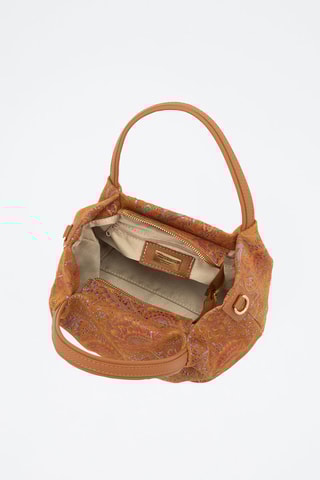 Sac à main en cuir Gonfalone - Marron