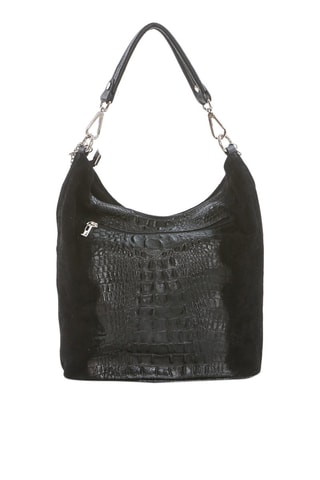 Cabas en cuir Rozzano - Noir