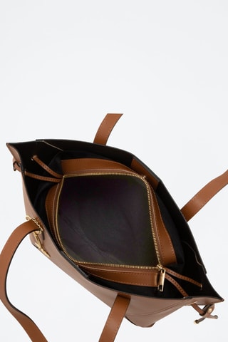 Cabas en cuir - Marron