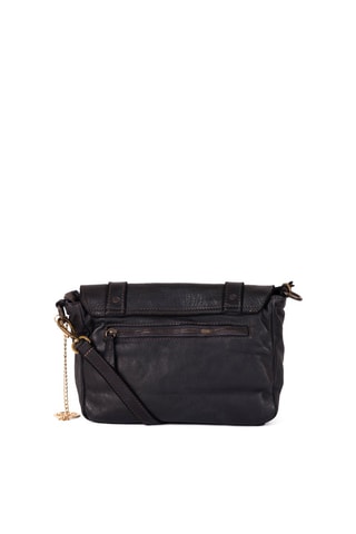 Sac bandoulière en cuir Cinisello - Noir